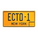 Cadillac 1959 ECTO-1 License Plate Ghostbusters (1984)