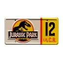 Number 12 Jeep Wrangler Sahara JP 12 License Plate Jurassic Park (1993)