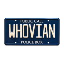 WHOVIAN Public Call Police Box License Plate Doctor Who