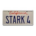 Tony Stark's Audi R8 STARK 4 License Plate Iron Man