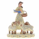 Bookish Beauty (Belle with Sheep) Disney Traditions Enesco