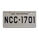 Fan Requested NCC-1701 License Plate Star Trek