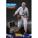 ACOMPTE 20% précommande Doc Brown Deluxe Version - BTTF MMS Figurine 1/6 Hot Toys