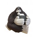 Fujisan Bigfoot Shadowman Silver Version Vinyl Toy Figurine Dragatomi